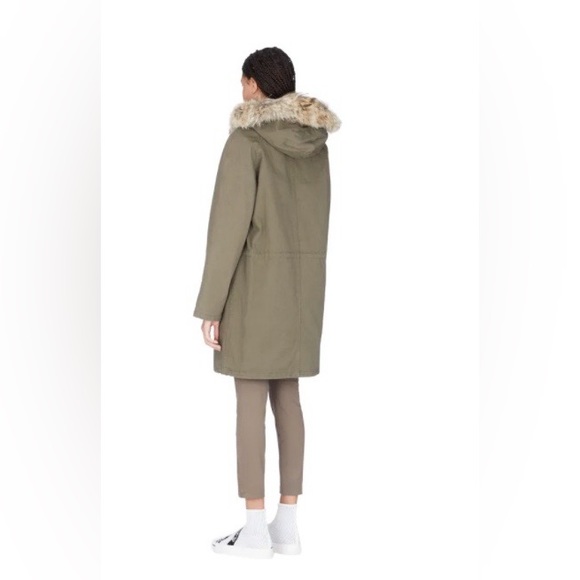 YVES SALOMON - ARMY hooded parka FR38 - Picture 2 of 9